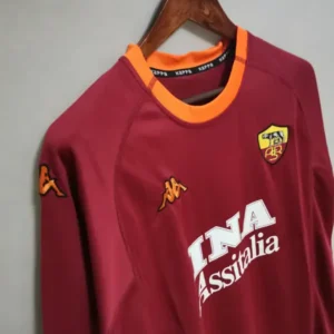 roma 2000/01 retro jersey home