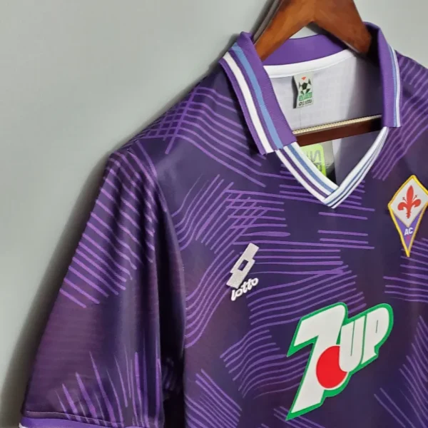 fiorentina 1992/93 retro jersey home