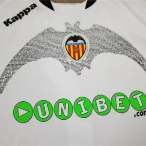 valencia 2009/10 vicente #14 david villa #7 retro jersey home