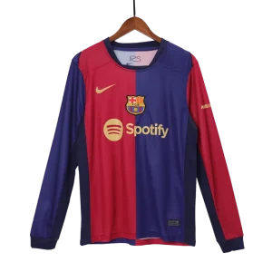 Barcelona Home Long Sleeve Jersey 2024-25