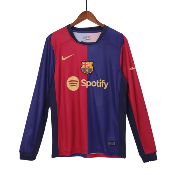 Barcelona Home Long Sleeve Jersey 2024-25