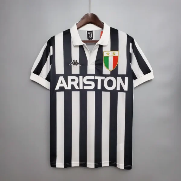 1984 85 juventus retro home jersey