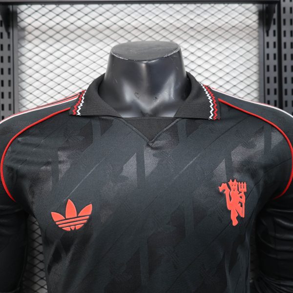 Manchester United POLO Shirt Player Edition Football Jersey Long Sleeve 25-26 - Image 7