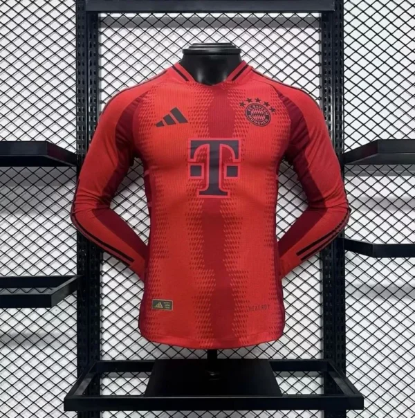 24 25 bayern munich home player version long sleeve