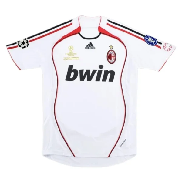 2006/07 AC Milan Ronaldo #99 Kakà #22 Maldini #3 Pirlo #21 UCL Final Retro Jersey Away Replica - Image 2