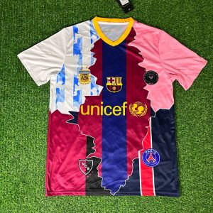 lionel messi goat combo all teams special jersey trikot maillot