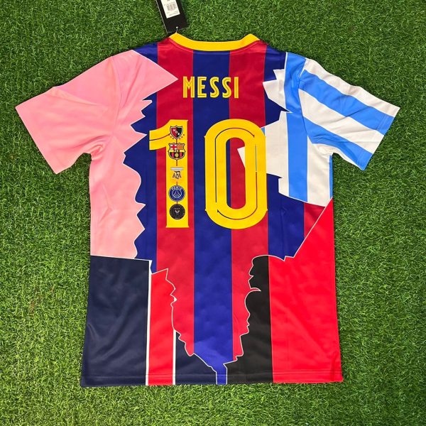 Lionel Messi GOAT Combo All Teams Special Jersey Trikot Maillot Soccer Shirt - Image 3