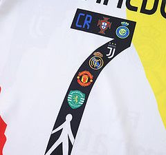cristiano ronaldo #cr7 goat all club mix shirt